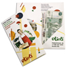 Check Presenters or Bill holders made of designer paper with pocket and printing for the restaurant