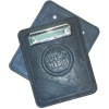 Osteria Mario Leather Check Account Cover with Metal Clip for Italian Restaurant