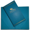 check account folder made of turquoise eco leather