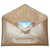 Эксклюзивная упаковка конверт из натуральной кожи с карманом metropol