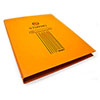 Folders covers made of cardboard and designer paper with embossed or silkscreen printing