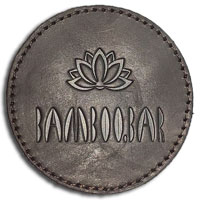 Production of a beer coaster with a custom logo made of leather