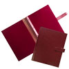 folder made of artificial leather with velvet inside and a magnetic flap, mounting on the internal file holder