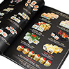 Примеры разработки дизайна меню для ресторанов японской кухни