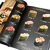Примеры изготовления меню для ресторанов японской кухни