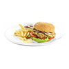 Burger photo for cafe and restaurant menu