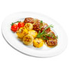 Pork tenderloin steak photo for cafe and restaurant menu