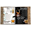 bar menu for a restaurant or cafe in a cardboard cover with bolted mounting