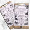 меню на деревянном планшете с металлическим зажимом горячие блюда гарниры супы и салаты фото