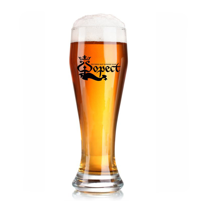 логотип на бокале пива