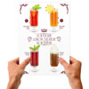 Дизайн коктейльной карты для ресторана, кафе, бара или ночного клуба