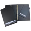 Folders covers made of cardboard and designer paper with embossed or silkscreen printing