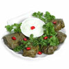Dolma photo - chopped veal in grape leaves