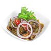 Ajapsandali photo - fried: eggplant, bell pepper, fresh tomato, onion, spices, herbs