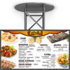 Menu-Board production design of restaurant menus on monitors or TVs