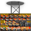 japanese cuisine menu hot rolls and sets, menu board, KingWokRoll