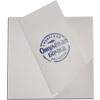 check account cover made of thick designer paper white linen with full-color printing
