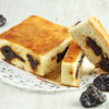 Curd casserole with prunes photo for restaurant and cafe menu