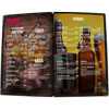 beer menu in the People Cyber Lounge cover folder
