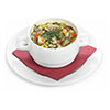 Овощной острый суп с куриной грудкой фото - цукини, сладкая кукуруза, морковь, баклажан, фасоль зеленая