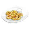 Squid rings in batter - served with Tartar sauce photo