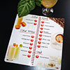 Чайная карта для ресторана и кафе, дизайн меню