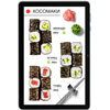 Цифровое меню для кафе японкой кухни на электронном планшете хосомаки