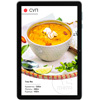 Цифровое меню для кафе японкой кухни на электронном планшете суп