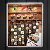 sushi, gunkana and hosomaki menu light box, LED with click profile