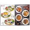 Japanese cuisine menu cafe soups and wok with noodles